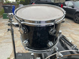 DW Collectors Black Velvet 4 pc Drum Set kit 24x18, 12x9, 14x14, 16x16