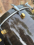 Yamaha Maple Custom 3pc Drum Set Kit 22,12,16 - Black Maple4
