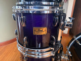 Pearl Masters Studio Birch 5pc Drum Set kit - Midnight Fade4