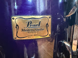 Pearl Masters Studio Birch 5pc Drum Set kit - Midnight Fade7