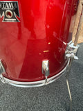 Tama Superstar Candy Apple Red 5pc Drum set kit w/ 24" Bass drum!4