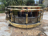 Ludwig 14x5 Black Beauty Snare Drum with Brass Hardware and Tube Lugs (LB416BT)