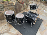 DW Collectors Black Velvet 4 pc Drum Set kit 24x18, 12x9, 14x14, 16x16