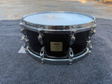 Yamaha MSD14AF Anton Fig 14x6" Maple Snare - Black Lacquer - DIECAST HOOPS
