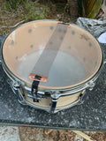 Pearl Masters Custom 4ply Maple 6.5x14 Snare Drum with re-rings (HOOPS NOT ORIGI