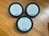 THREE PACK Yamaha XP70 7" DTX-PAD SILICONE for Snare and Tom0