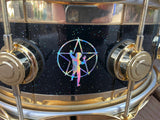 DW Collector's Series R30 "Starman" Neil Peart Rush 6x14 Edge Snare drum !!!