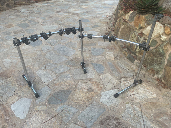 Gibraltar Two Sided Curved Drum Rack w/ 10 CLAMPS!!