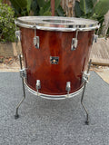 Tama Superstar Mahogany 18 x 16 Vintage 80's Floor Tom Drum !!