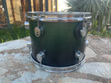 PDP MX Maple Green To Black Fade 12 x 9 Tom Drum - Rash Spots