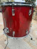 Tama Superstar Cherry 18x16" Floor Tom Drum 80's