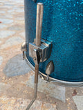 OCDP Orange Country Drums Percussion Newport Series Blue Sparkle 14x12 Floor Tom2