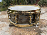 Ludwig 14x5 Black Beauty Snare Drum with Brass Hardware and Tube Lugs (LB416BT)