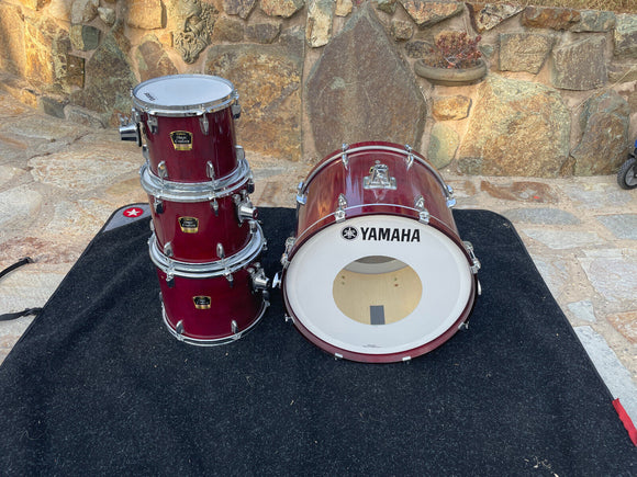 Yamaha Stage Custom Advantage 4pc Drum Set Kit 22x17,10x9,12x10,14x12