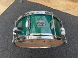 Tama Superstar Classic Aqua 14x6.5 Snare Drum - Maple Shell0