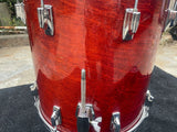 Tama Superstar CHERRY 16 x 16 Vintage 80's Floor Tom Drum !!