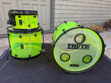 Truth Custom Shop Acrylic 3pc Drum Set kit !!! Loud !! 22x20 , 16x14, 12x8