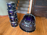 Pearl Masters Studio Birch 5pc Drum Set kit - Midnight Fade13