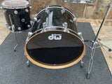 DW Collectors Black Velvet 4 pc Drum Set kit 24x18, 12x9, 14x14, 16x16