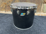 Ludwig Black Cortex 70's 14" Concert Tom for drum set kit Blue Olive Badge b/o