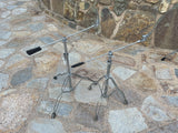 TWO PACK Vintage Tama STILT Boom Cymbal Stand Heavy Duty Double Braced HC74B