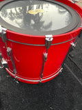 Yamaha Recording Custom 8pc Double Bass Drum Set Kit HOT RED 24" KICKS!!