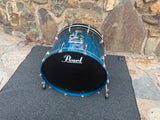 RARE ! Pearl Session Custom Maple 24x18 Bass Drum Blue Fade0