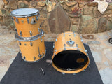 Ludwig Classic Maple 3 pc Drum Set kit -Natural Finish0