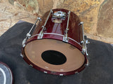 Premier Signia 20x16 Bass Drum Cherry Wood - Cracked hoop