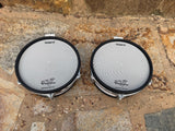 TWO Roland PD-120 WT 12" Mesh Head V Drum PD120 - WHITE0
