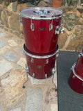 Tama SUPERSTAR Candy Apple Red POWER 8pc Concert Tom Drum Set kit!!4