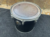 Ludwig Black Cortex 70's 13" Concert Tom for drum set kit - Blue Olive Badge b/o