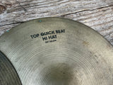 Zildjian Quick Beat TOP + ROCK hihat Bottom Hi hat Cymbals Pair2