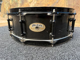 Pearl Ultracast 14"x5" Cast Aluminum Snare Drum – Satin Black w/ Black Hardware10