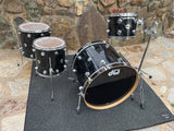 DW Collectors Black Velvet 4 pc Drum Set kit 24x18, 12x9, 14x14, 16x16