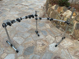 Gibraltar Two Sided Curved Drum Rack w/ 10 CLAMPS!!