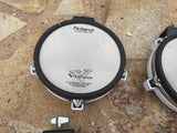 4 PACK 3x Roland pd-80 Single trigger 8" tom pads + 1x pd-80r dual trigger snare5