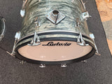 Vintage Ludwig downbeat Sky Blue Pearl Drum set Kit 19652