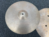 Vintage Zildjian Quick Beat Vintage 14" Hihat hi hat Cymbals Pair 1178 / 1486 gr1