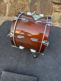 Rare 1980's vintage Tama Superstar 20x14 Bass Drum Super Mahogany6