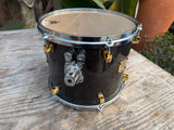 Yamaha Maple Custom 13x11 Tom Drum (13" diamter) - Black Maple2