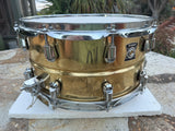 Yamaha Brass 14x7 Snare Drum with Nouveau Lugs SD447020