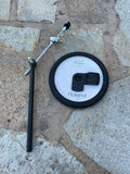 Roland CY-12C Dual-Trigger Cymbal Crash Cymbal Black cy12 c  WITH BOOM STAND1