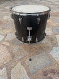 Tama Granstar 80's Black 18" Floor Tom Drum0