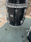 VIntage Tama Granstar II 3pc Drum Set Kit Black 22x16,13x12,16x16