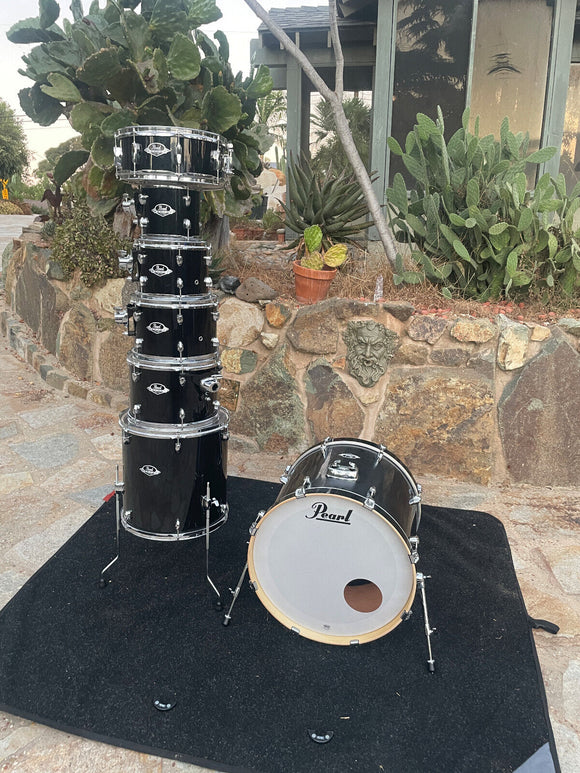 Pearl Export EXX722C778 7-piece Drum Set BLACK