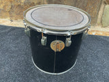 Ludwig Black Cortex 70's 14" Concert Tom for drum set kit Blue Olive Badge b/o