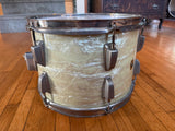 Vintage Ludwig WMP White Marine Pearl early 60's 13x9 Tom Drum14