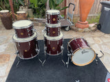 Gretsch New Classic Maple 6pc Drum Set kit Jazz Size kick 18" -Merlot Sparkle EX