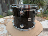 DW Collectors Piano Black Maple 13 x 11 Tom Drum Collector's - EXCELLENT7